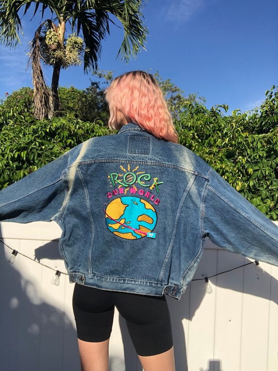 Oversized Denim Trucker Jacket