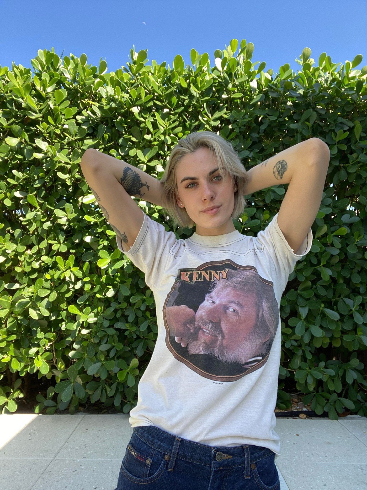 Vintage 1979 Kenny Rogers Tshirt / Vintage Rock Tee