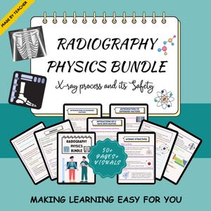 Comprehensive X-ray Radiography Physics Study Guide PDF - ARRT Boards Prep Book -  Rad Tech Exam Review - Digital Download Study Guide