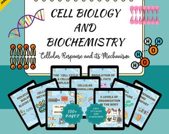 Cell Biology & Biochemistry Study Guide: Nursing School Cheat Sheets (PDF Download)