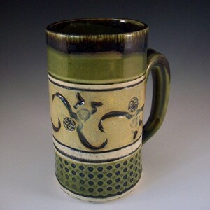 Monkey Handmade Coffee Mug 8oz Black 10cm x 8cm