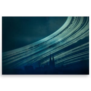 002 - Verso il cielo [Rettangolo] / Stampa solare su carta opaca di qualità museale.