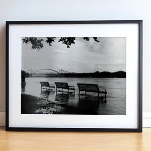 Reflections by the Mississippi | Analog photograph print