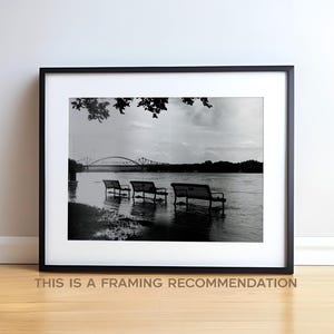 Weerspiegelingen bij de Mississippi | Analoge fotoprint
