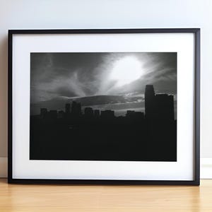 City Skyline at Dusk | Analog photograph print