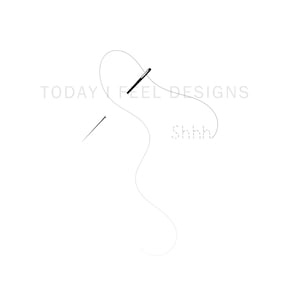 Shhh – Druckbare Postkarte (Text + Text-Freie Version) | 5x7 und 4x6 Größen | Sofortiger digitaler Download | Heute I Feel Designs