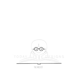 The Misfit – Printable Postcard (Text + Text-Free Versions) | 5x7 and 4x6 Sizes | Instant Digital Download | Today I Feel Designs