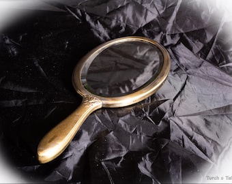 Antique WMF Hand Mirror – Art Nouveau Revival – Silver Plated Vanity Mirror – c.1920s German Design