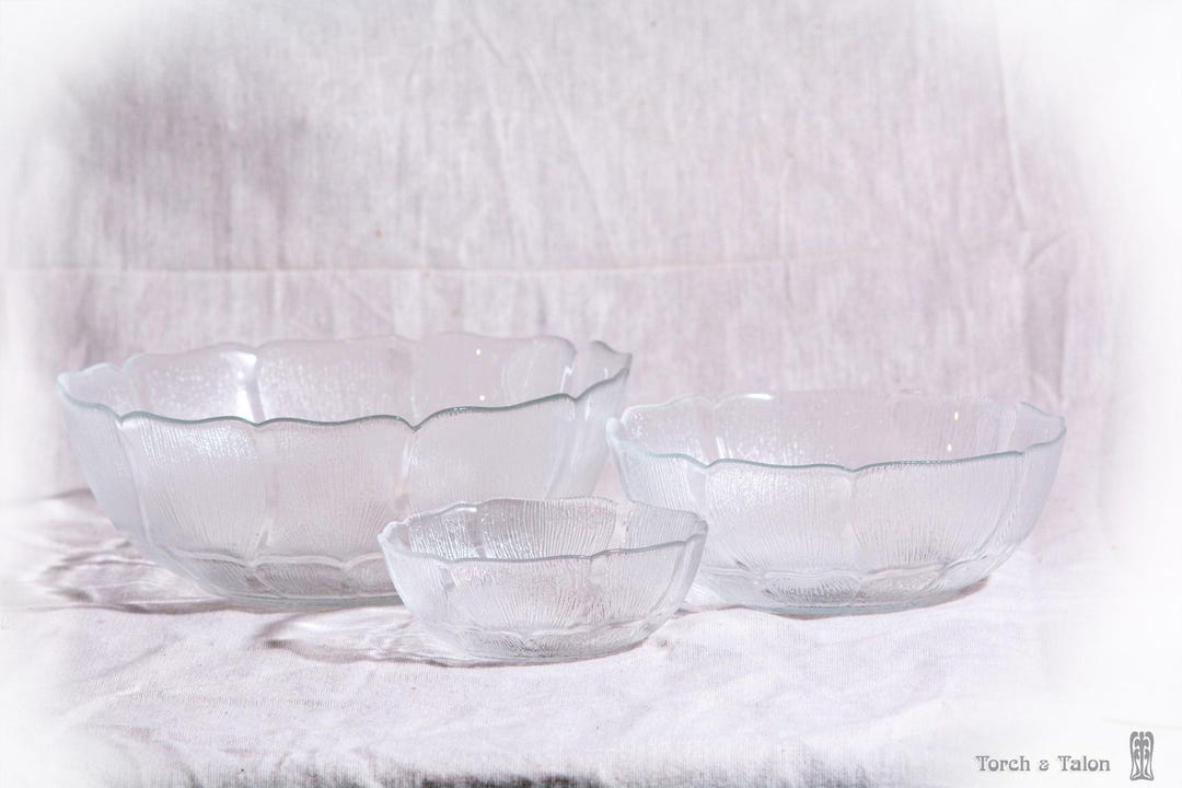Arc France Arcoroc Collection - Bowls, Platters, Vintage French Glass ...