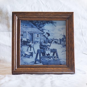 Vintage Mosa Maastricht Decorative Tile – A Tribute to Dutch Craftsmanship
