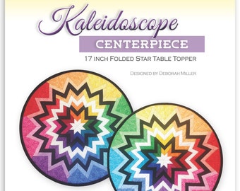 Kaleidoscope Centerpiece 17-inch Folded Star Table Topper