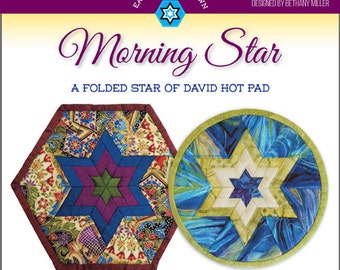 Morning Star Hot Pad - A Folded Star of David