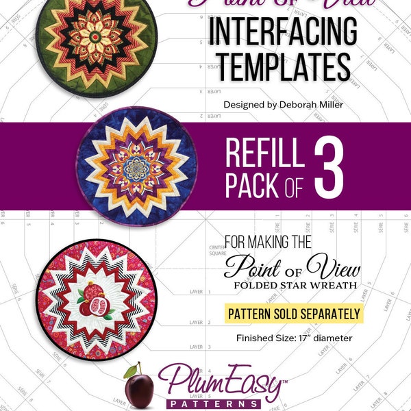 Point of View Interfacing Template 3-pack