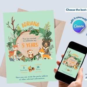 Personalized Kids Birthday Invitation - Fun and Creative Digital Invitation for Children - Printable Party Invitation