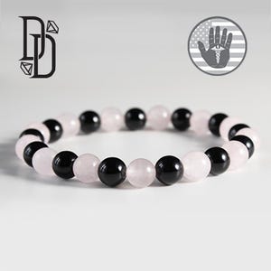 Rose Quartz Heart Chakra Bracelet: Natural Gemstone, Self-Love