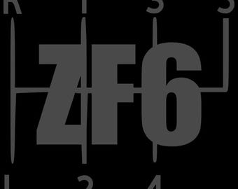 ZF6 Shift Pattern PNG