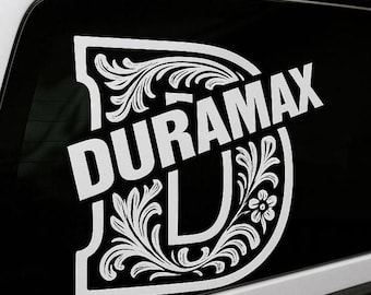 Logo Duramax "D" SVG e PNG / Decalcomania Western Tooled Diesel / Download digitale / Pronto per Cricut e Silhouette