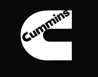 Cummins "C" Logo Cut File | SVG & PNG, Vinyl Decal (Digital Download)