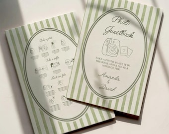 Letrero de instrucciones para Instax Mini 12, letrero para libro de visitas Polaroid, letrero editable para libro de visitas con fotos, libro de visitas de boda, libro de visitas Instax