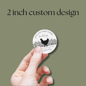 LABELS EIERDOOS, aangepaste labels, boerderijverse eieren, dagelijks met de hand verzameld, van ons kippenhok tot op tafel, gepersonaliseerde etiketten op eierdozen