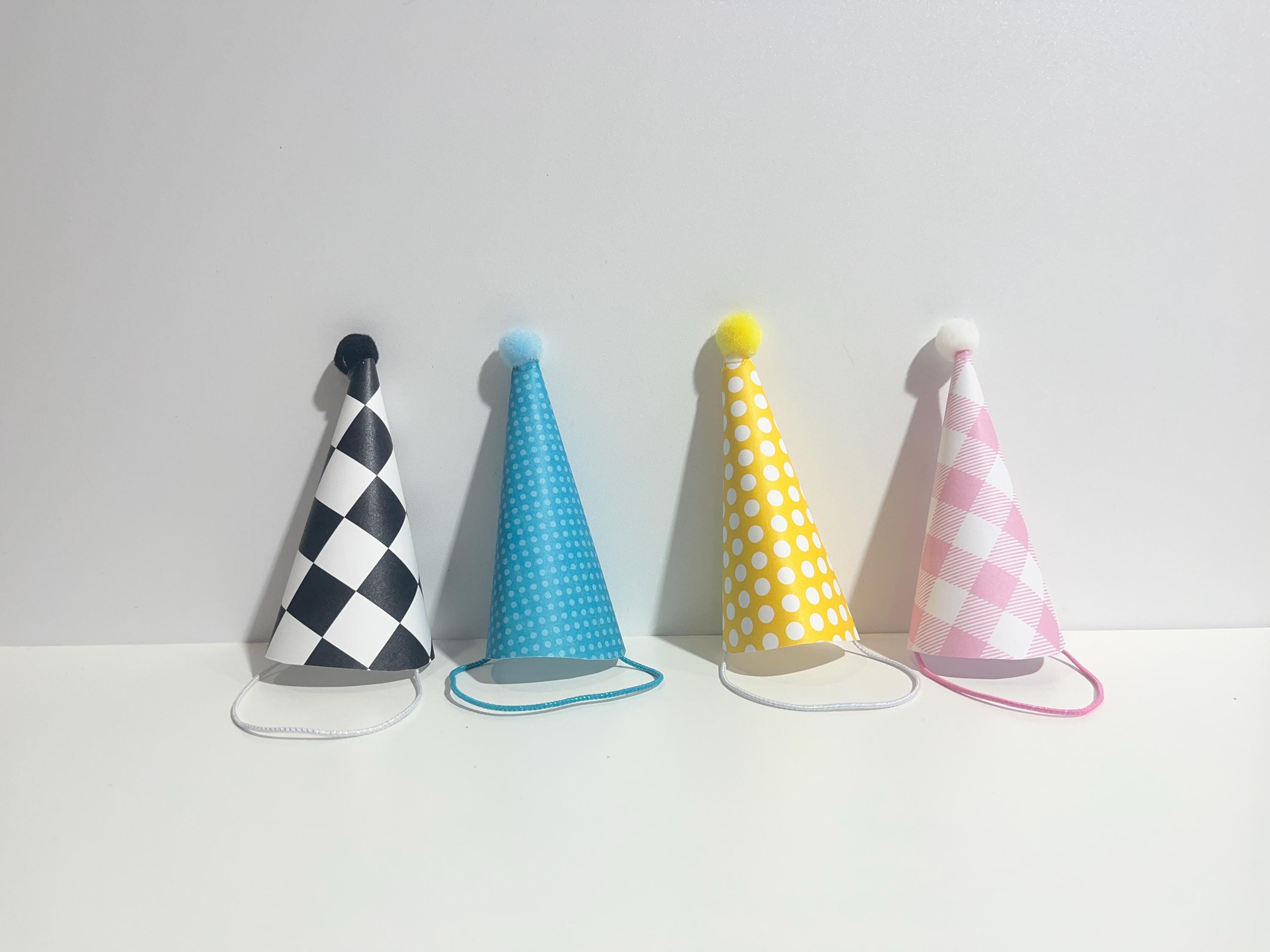 Party Hats For Adults 40-Pack White DIY Party Hats Blank Cone