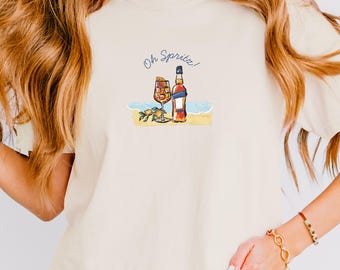 Oh Spritz Graphic Tee: Italian Summer Aperol Spritz Shirt