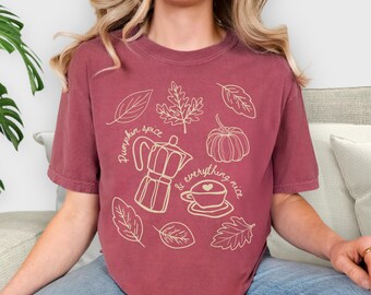 Pumpkin Spice Latte Shirt: Cozy Fall Coffee Tee