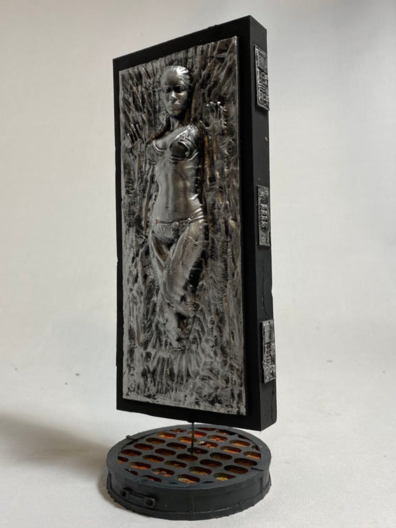 Star Wars Leia As Jabba's Slave frozen in carbonite resin | Etsy