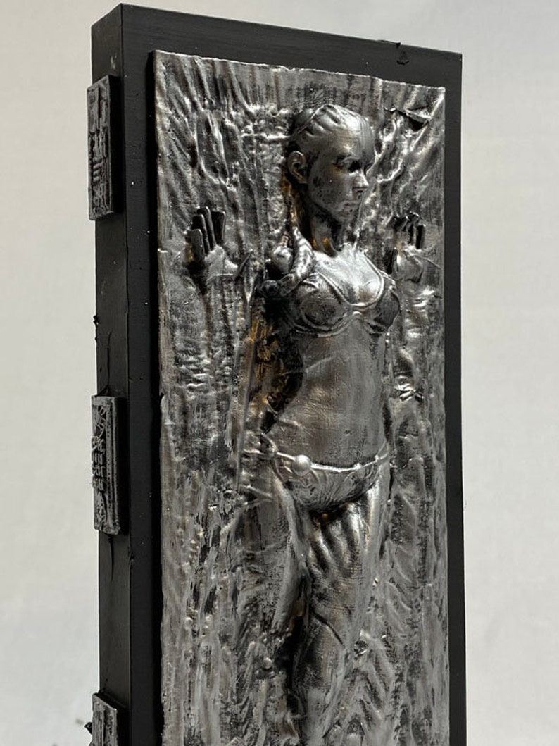 Star Wars Leia As Jabba's Slave frozen in carbonite resin | Etsy