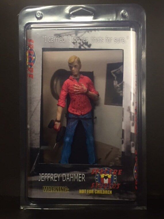 Jeffrey Dahmer action figure spectrestudios serial killer Etsy