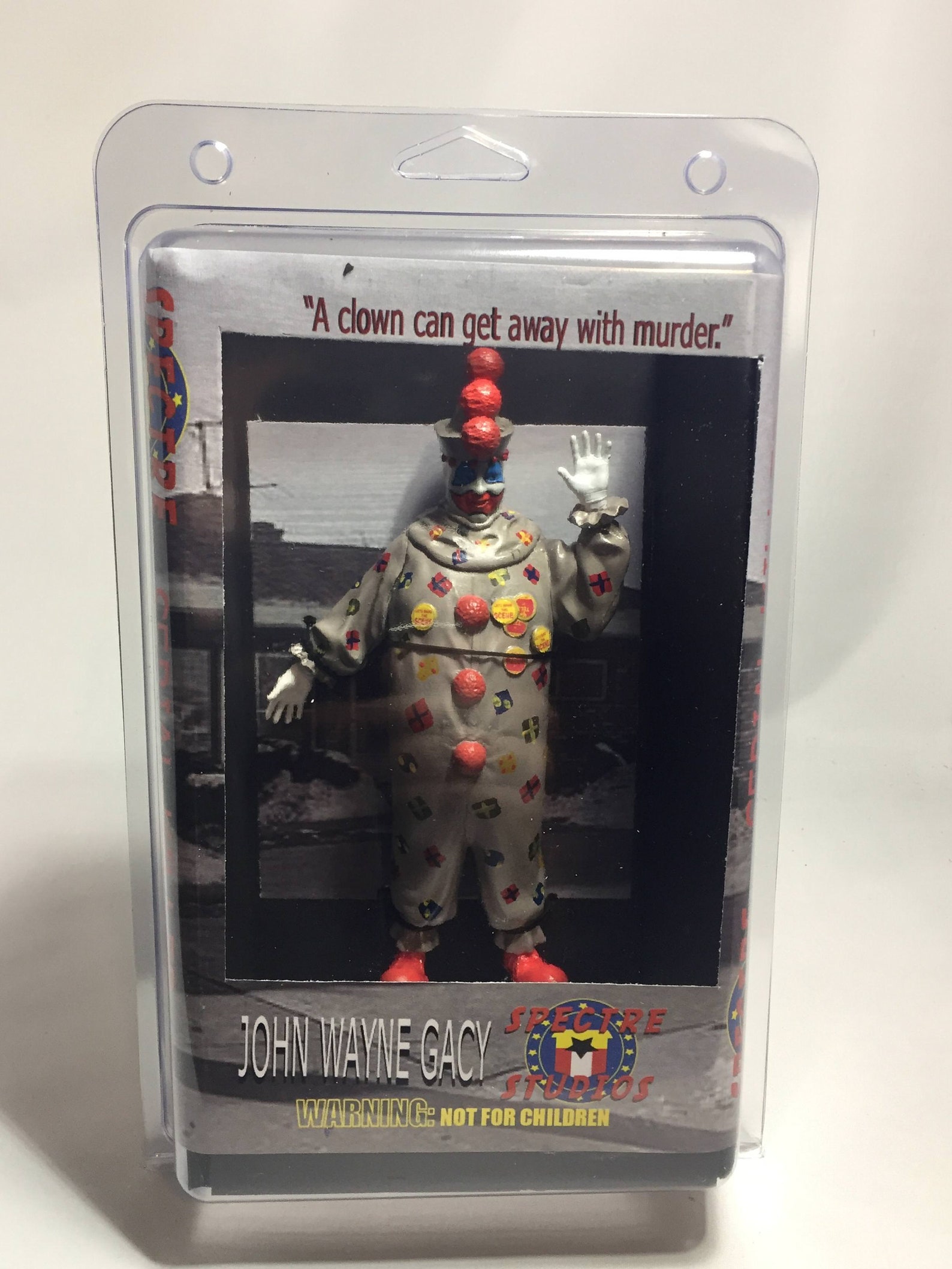 John Wayne Gacy as Patches the clown action figure | Etsy