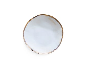 Gold Lustre Salad Plate