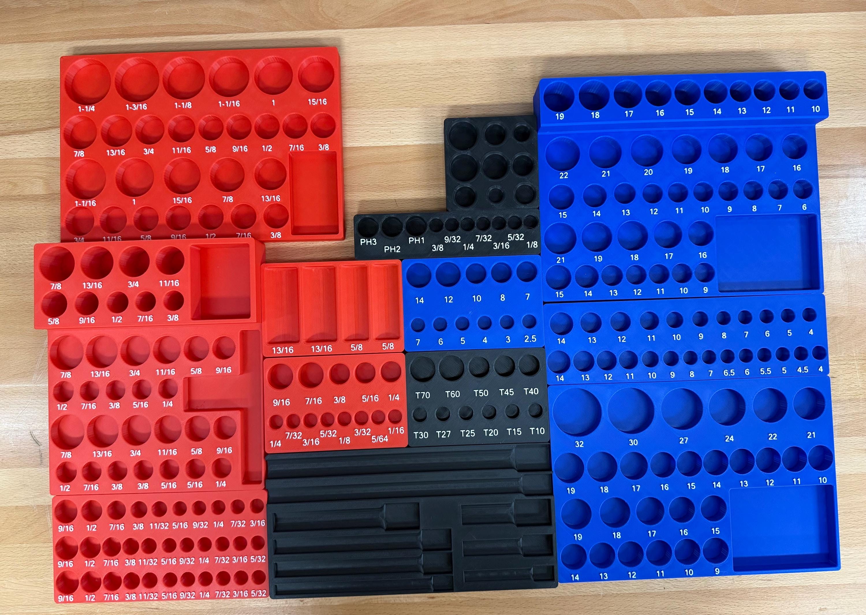 NEW V2 - Quinn 428pc Master Technician Set Socket Organizers