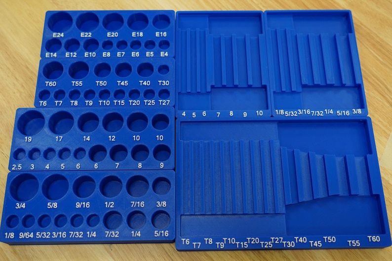 Blue-point BLPTHC87 Bit Socket Organizer – Fits 87pc TORX & Hex Bit ...