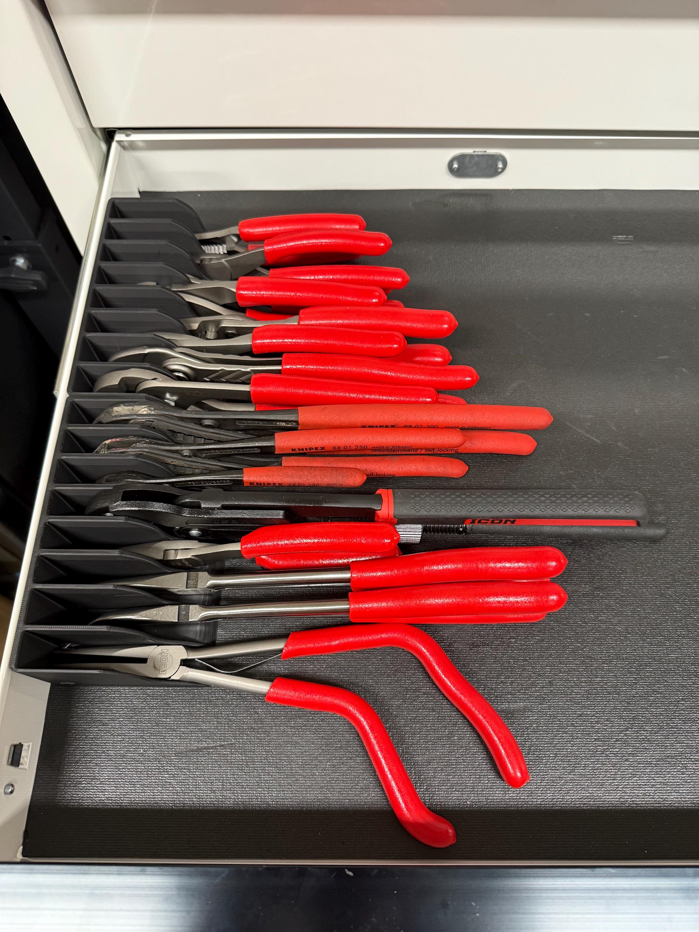 Plier Organizer Fits Harbor Freight Icon + Knipex + Others! – 3D