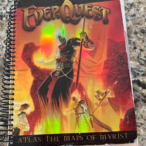 EverQuest Atlas: The Maps of Myrist Strategy Guide Booklet Spiral Paperback voor pc