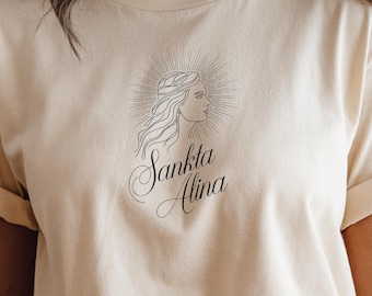 Celestial Sun and Moon Shirt, Astrology Tee, Witchy Aesthetic Shirt, Spiritual Graphic Tee, Boho Moon Phase Shirt, Comfort Colors Shirt
