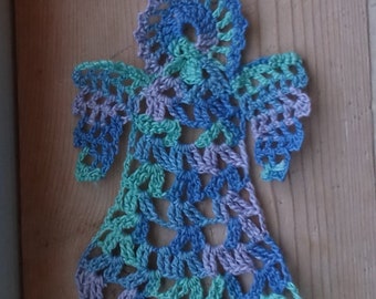 Angel Bookmark, Crochet Doily, Ornament, Decoration, Cherub