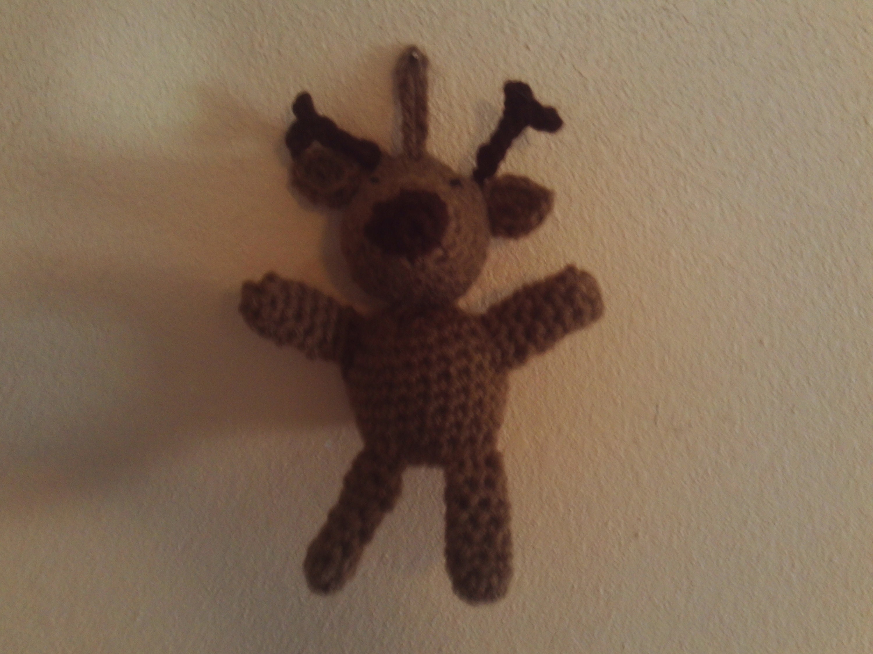 Crochet Reindeer Stuffed Animal Christmas Tree Ornament Etsy