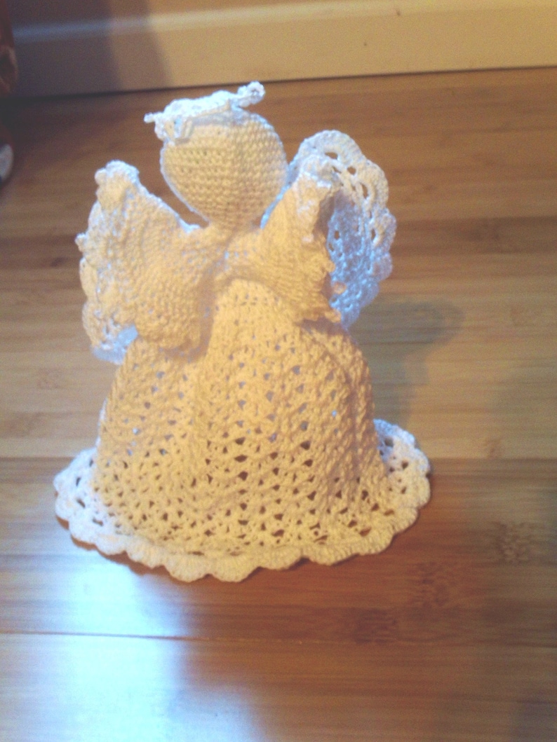 Crochet Christmas Angel Treetop decoration Religious image 0