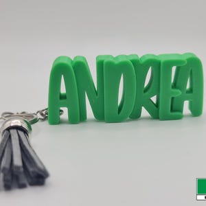 3D Printed Personalized Keychain/Key Ring - Birthday Gifts - 3D Printed Name - Backpack - Bag - Gifts for Her/Him