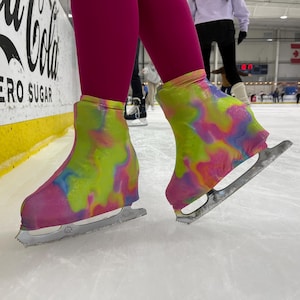 Adult Ice Skate, Figure Skate, Roller Skate Boot Covers- Lava Lamp