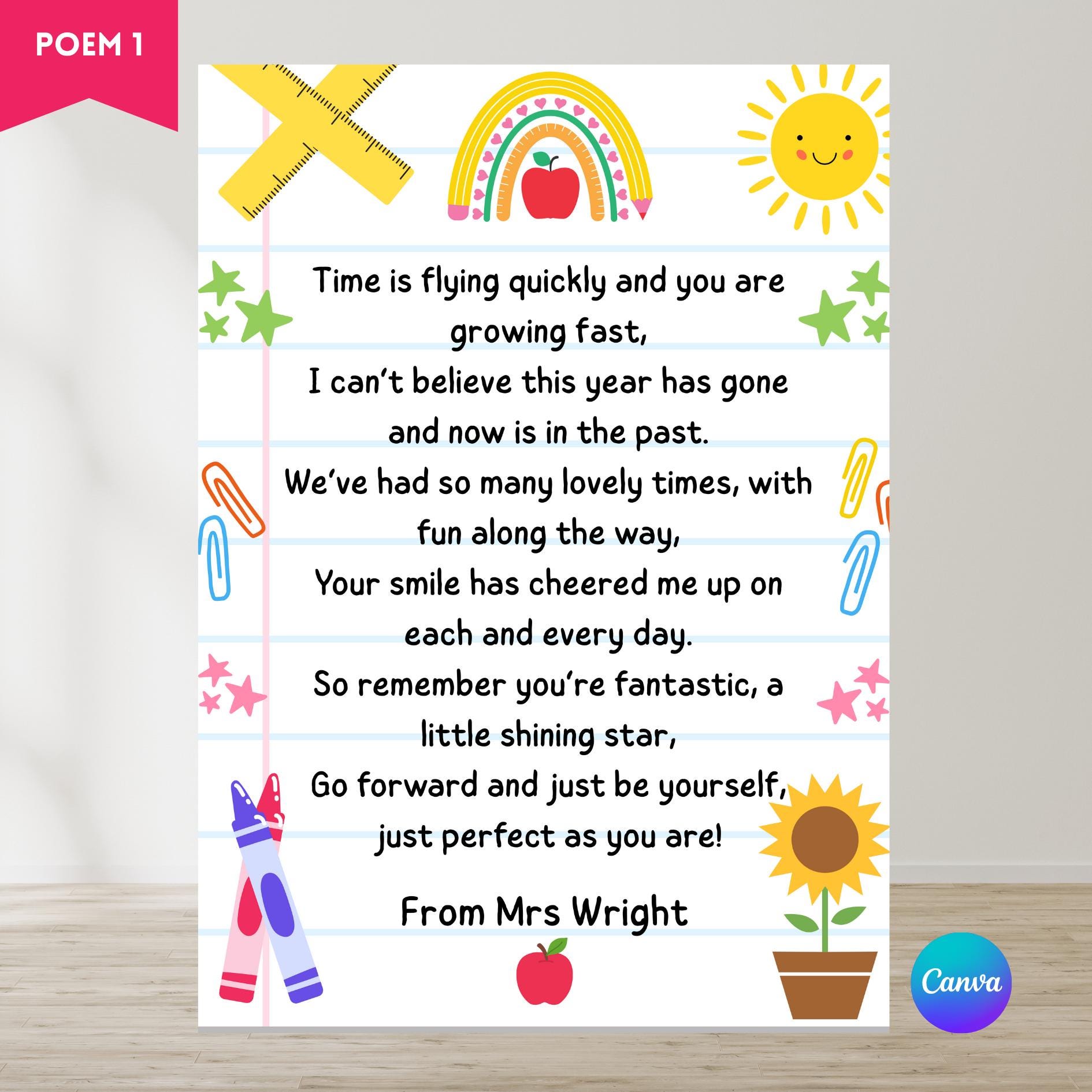 Teacher Leaving Poem