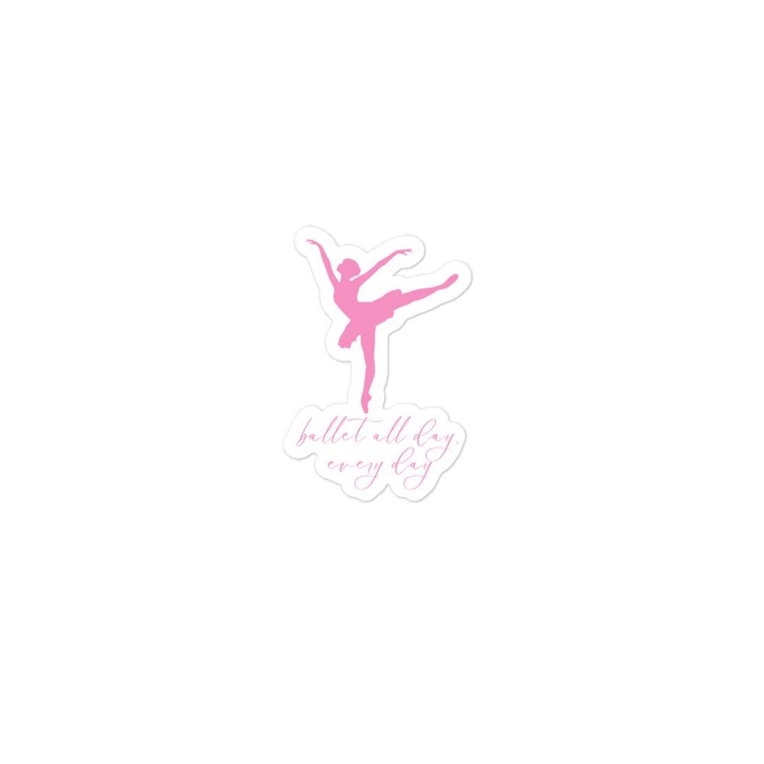 Bubble-free Dancer Sticker. Ballerina Water Bottle Sticker. a Great ...