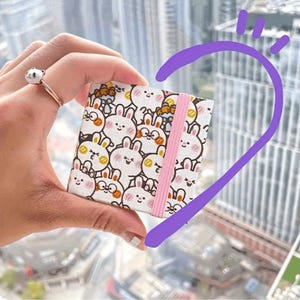 Minicuaderno de acuarela hecho a mano, 6,1 × 6,1 cm, papel de algodón de 300 g/m², cuaderno de viaje, cuaderno DIY, 20 hojas, portátil, regalo artístico, único
