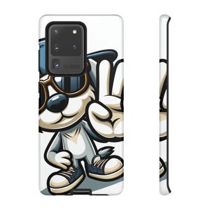 Funda para teléfono con diseño de perro, resistente para amantes de las mascotas, moderna y elegante, regalo para dueños de perros, estilo retro.