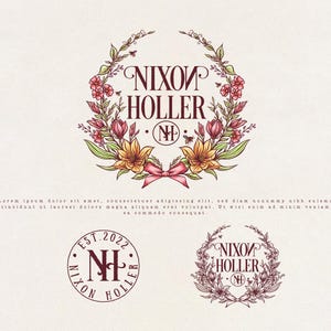 Blumenladen-Logo-Design, Floristen-Logo, Blumen-Logo, Familiengarten-Logo, Garten-Logo, Blumen-Logo, Blumen-Farm-Logo, Blumen-Warenkorb-Logo