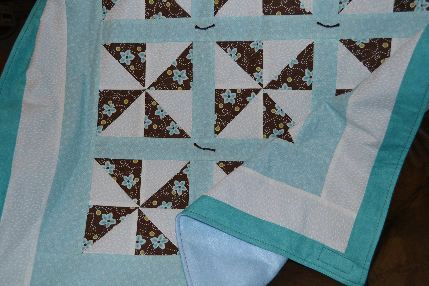 Baby Blue Quilt Etsy