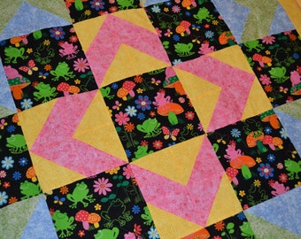 Love of Frogs Baby Quilt