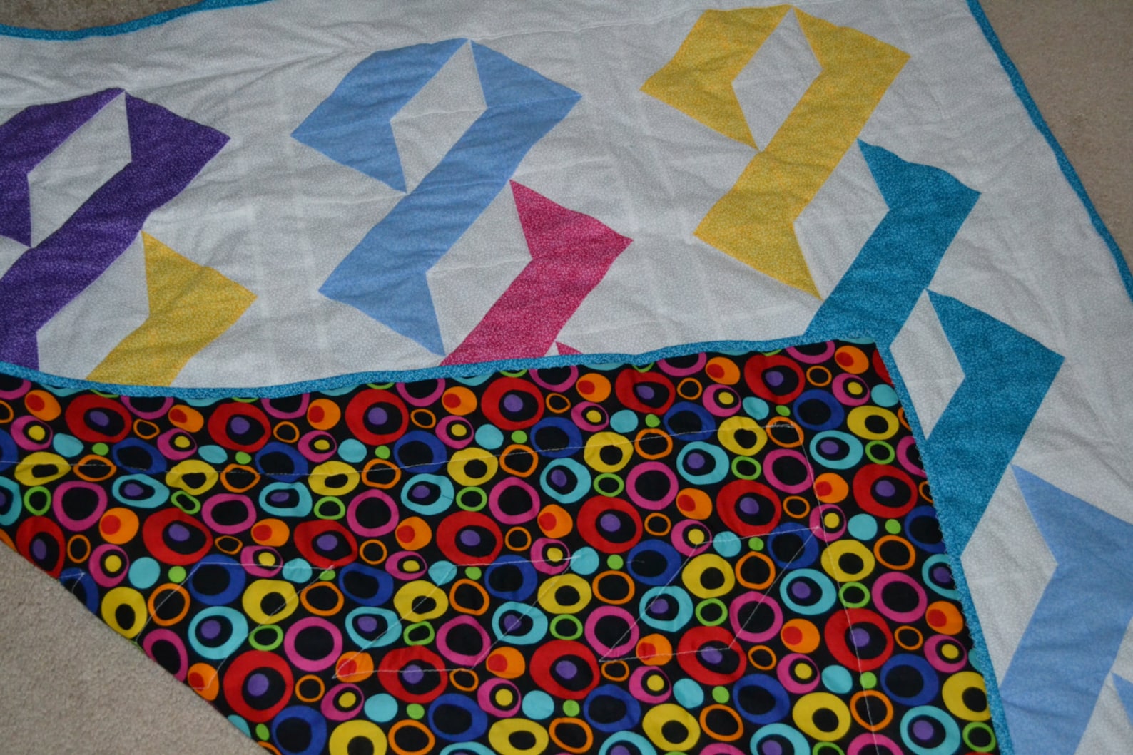 Chain Link Quilt Etsy